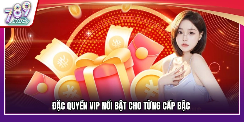 Lợi ích VIP riêng biệt theo mỗi thứ hạng